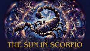 The sun in scorpio